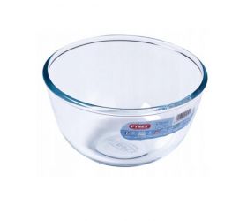 Miska sklenená guľášová 1,1L priemer 17x10cm, číra, PYREX