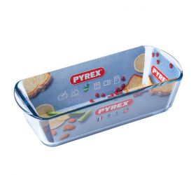 Forma na biskupský a kráľovský chlebík, 31x12x8cm, 1,7L, sklo číre PYREX