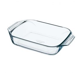 Pekáč hranatý, 39x25x7cm, 4L, sklo číre PYREX