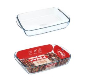 Pekáč hranatý, 40x27x7cm, 4,9L, sklo číre PYREX
