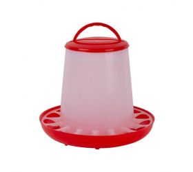 Krmítko pre hydinu, plastové, na 6 kg, tubusové, RACEK