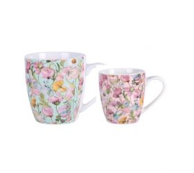 Hrnček porcelánový 360ml HEIDI, mix 2 vzorov