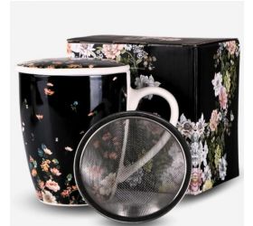 Hrnček porcelánový 360 ml ROKSANA so sitkom