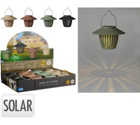 Svetlo záhradné LED solárne závesné mix farieb