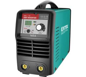 EXTOL INDUSTRIAL Invertor zvárací 10-160 A, príkon 5,2 kW, 74 V, MMA a TIG - výpredaj