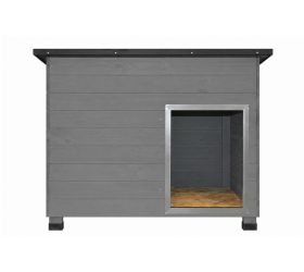 Búda pre psa 880x560x670mm HUDSON, šedá GARDENKUS