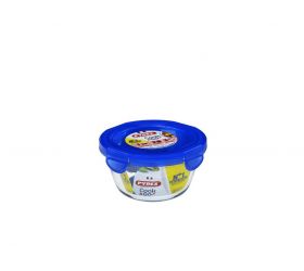 Dóza na potraviny s tesniacim vekom okrúhla, 15x8cm, 0,7L, sklo číre PYREX