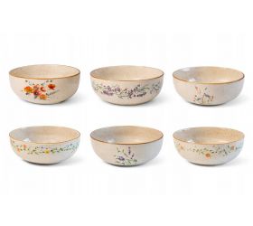 Miska keramická 15cm BELLE LINE kvety mix