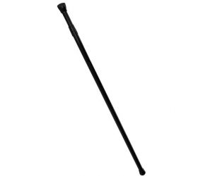 Tyč teleskopická, rozperná, čierna, 140-240cm, na kúpeľňový záves