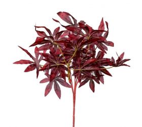 Ozdoba zapichovacia vetvička jeseň bordo 40cm