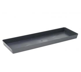 Miska pod truhlik plastová 50cm antracit T2