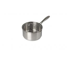 Kastról nerezový 2,5L, 20cm s rúčkou + sklenená pokrievka INFINITY PYREX
