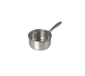 Kastról nerezový 1,5L, 18cm s rúčkou + sklenená pokrievka INFINITY PYREX