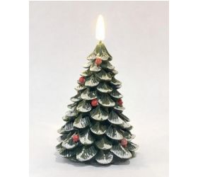 Sviečka stromček LED 10 cm s časovačom