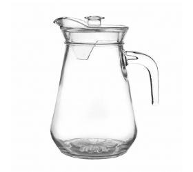 Džbán sklenený 1,3L + veko ADAR