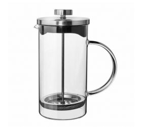 Kanvica na kávu a čaj 350ml sitko-piest, nerez FRENCH PRESS