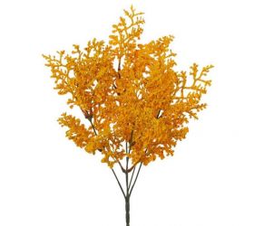 Ozdoba zapichovacia vres, 38 cm, žltý