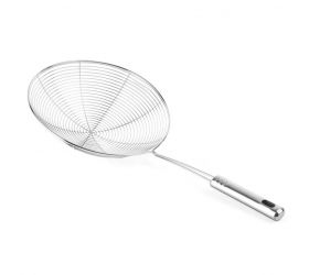 Naberačka na knedličky, cedidlová naberačka, priemer 22cm kovová