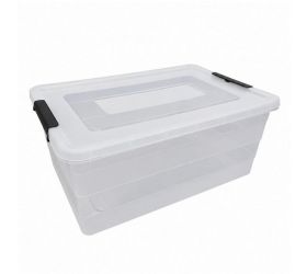 Box transparentný 40l s kolieskami