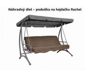 ND Poduška na hojdačku RACHEL hnedá