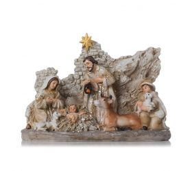 Betlehem 10cm poly béžový