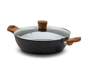 Kastról hliníkový s pokrievkou, 4,2l, 28cm čierny Nature NAVA