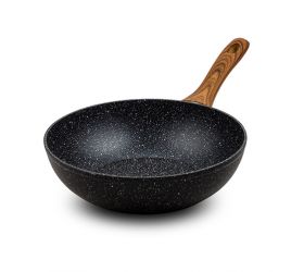 Panvica, WOK, 28cm, čierna, nepriľnavá Nature NAVA