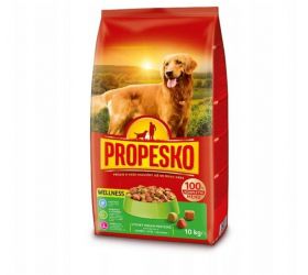 Granule/krmivo pre psov PROPESKO Wellness 10kg, jahňacie + ryža