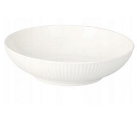 Tanier hlboký 20 cm porcelán biely SIAKI