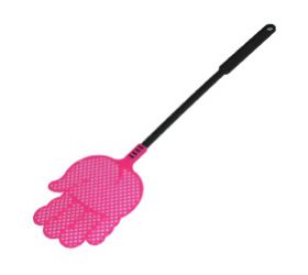 Plastová plácačka na muchy, RUKA, dĺžka 44cm