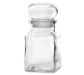 Korenička sklenená, hranatá, objem 150ml