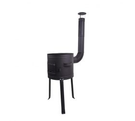 Kotlina bez kotlíka, plechová, priemer 36cm, čierna