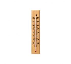 Teplomer izbový, vnútorný, drevený, dĺžka 29cm