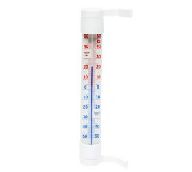 Plastový teplomer okenný, vonkajší, dĺžka 28,5cm, rúrkový