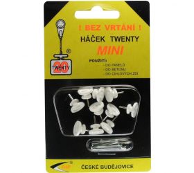 Háčik Twenty MINI, plastový, 1cm
