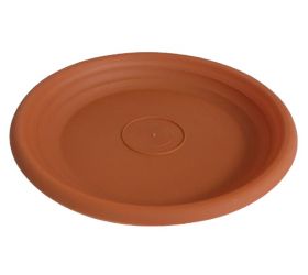 Plastová miska pod kvetináč, priemer 30cm, MADEIRA, terakota, K7