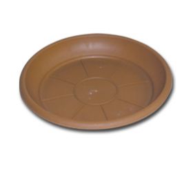 Miska pod kvetináč plastová, priemer 26cm, MADEIRA, terakota