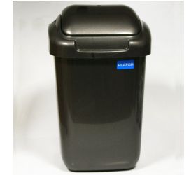 Kôš na odpad vyklápací 15L, plastový, STANDARD, grafit