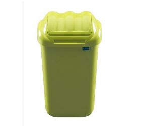 Kôš na odpad preklápací 15L, plastový, FALA 30, zelený
