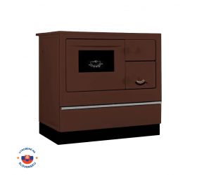 Sporák ÖKONOM 85/FIKO, DeLuxe, 7kW, hnedý, ľavý