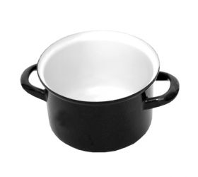 Hrniec smaltovaný bez pokrievky 1,2L, 14cm, STANDARD Belis