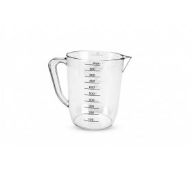 Odmerka plastová, priesvitná, 1L