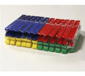 Plastové štipce na prádlo 72mm, sada 20ks