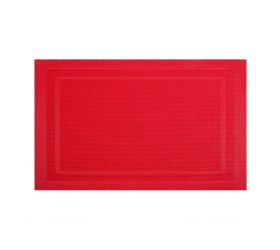 Prestieranie na stôl, 30x45 cm červené, PVC