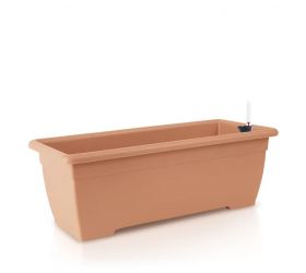 Truhlík samozavlažovací, plastový, dĺžka 50cm, terakota
