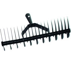 Hrable na mach, prevzdušňovacie, kovové, 36cm, bez násady