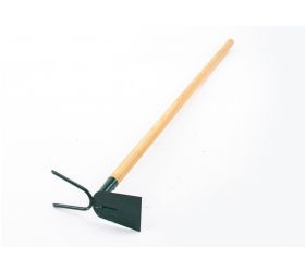 Motyčka s násadou, plochá, 2-zubová, 100cm