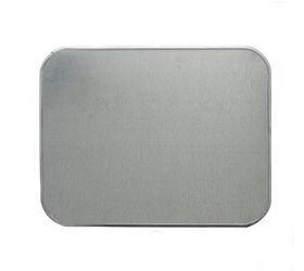 Plech pod kachle 80x60 cm, strieborný