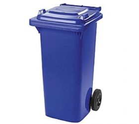 Plastová popolnica 240L, modrá, kuka