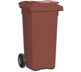 Popolnica 240 l, hnedá